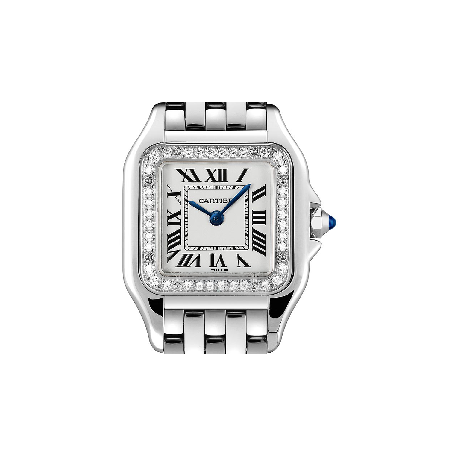 Carter Panther - W4PN0007 - Stainless Steel With - Bezel Diamond - White Dial - 23x30mm - 2024