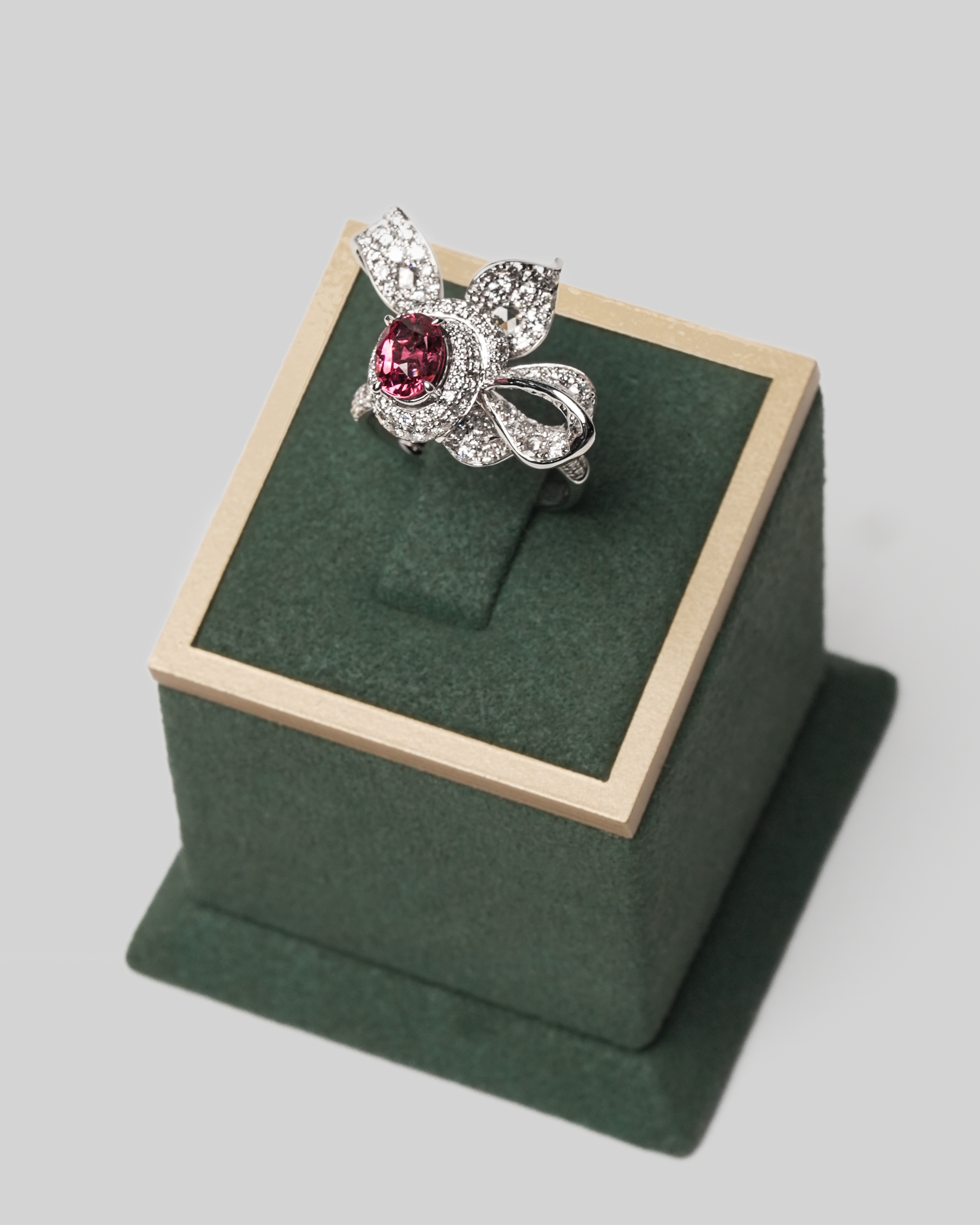 Whispers of Spring: Flower Diamond Ring