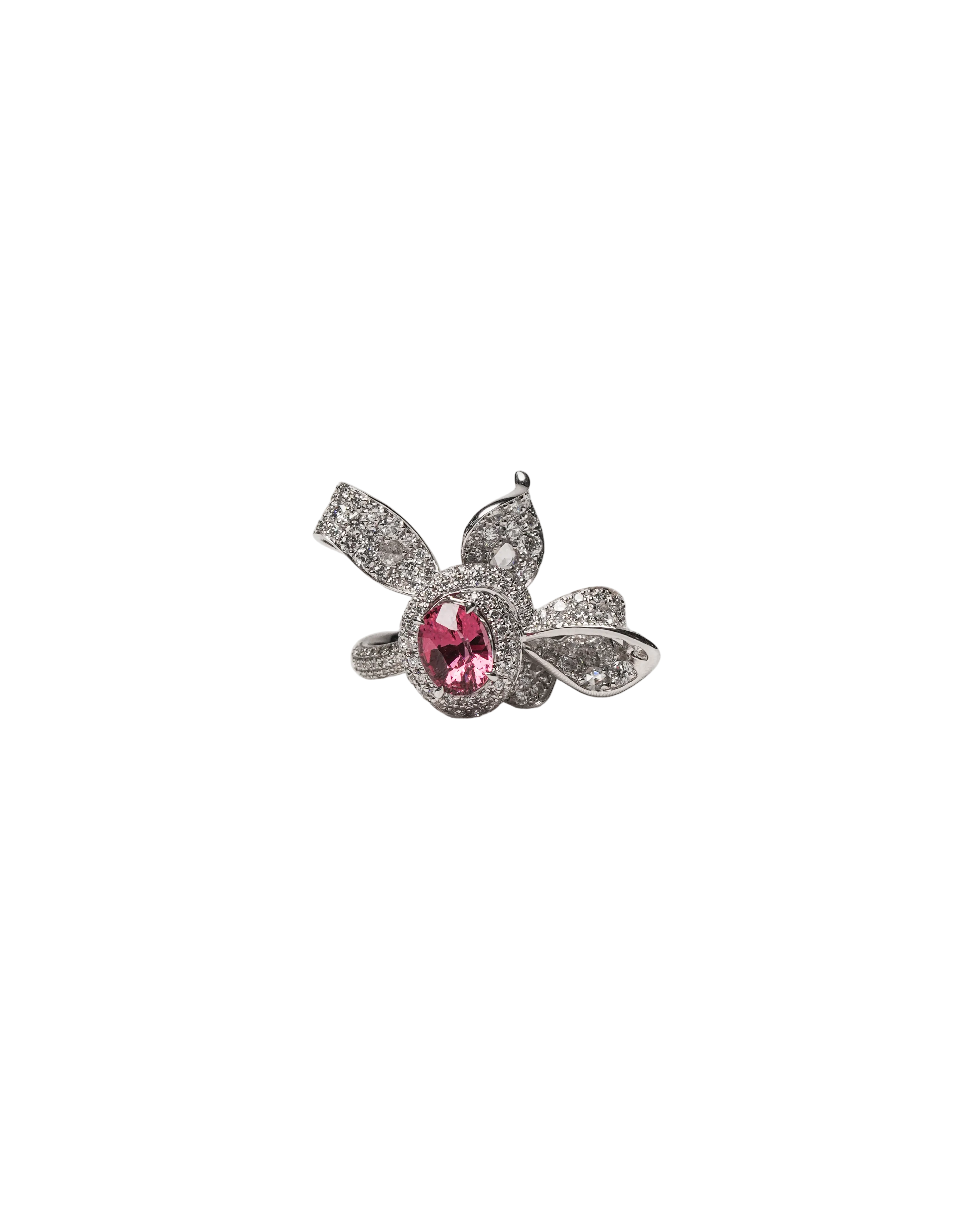 Whispers of Spring: Flower Diamond Ring