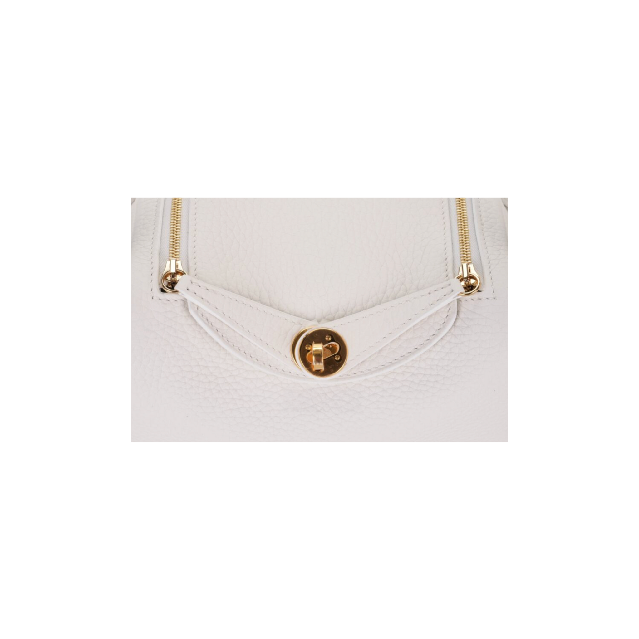 HERMES - Mini Lindy - Type Togo - Colour White - Size 20 - 2024