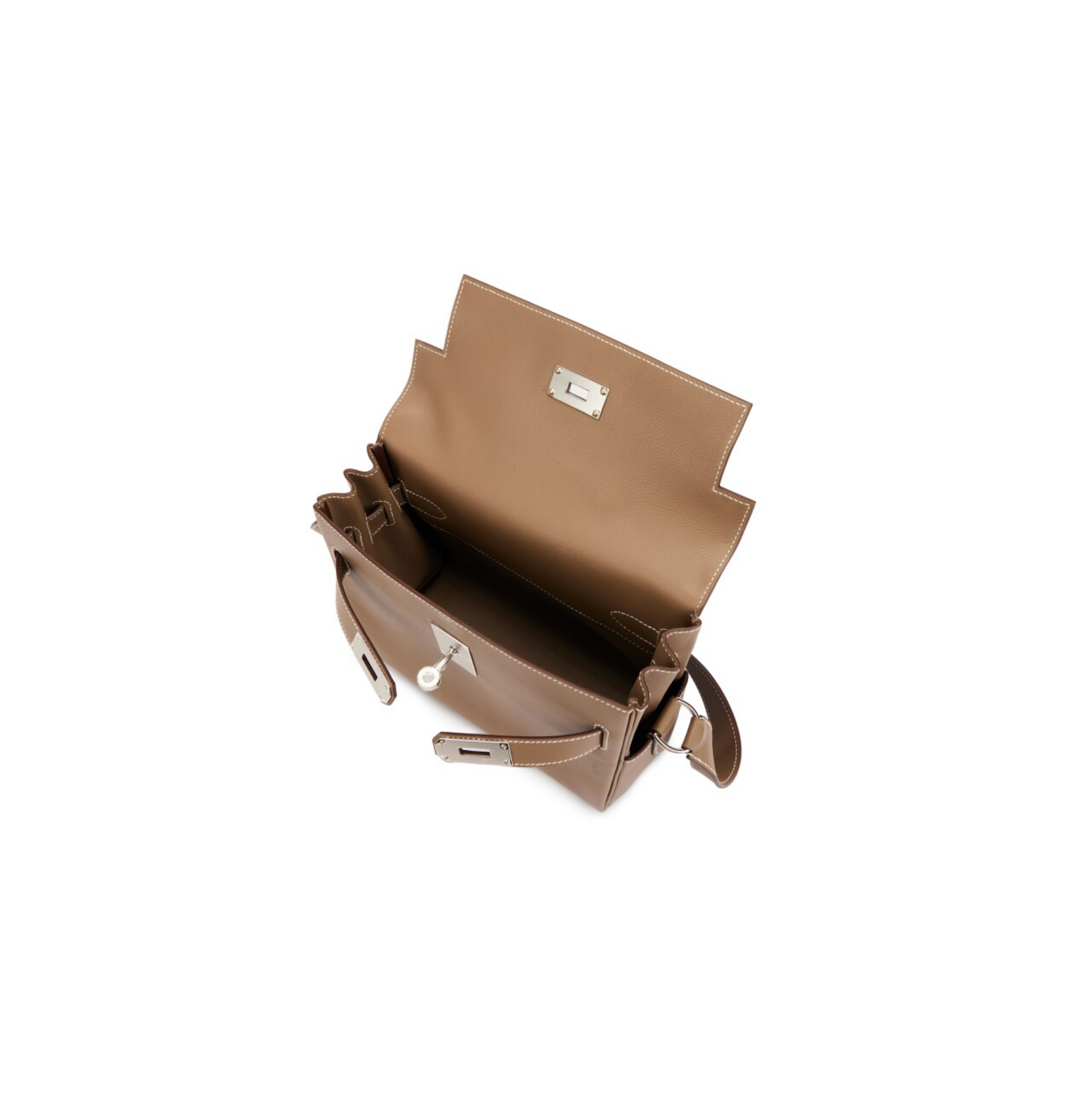 HERMES - Kelly  Messenger - Type Togo - Colour Etoupe - Size PM - 2024