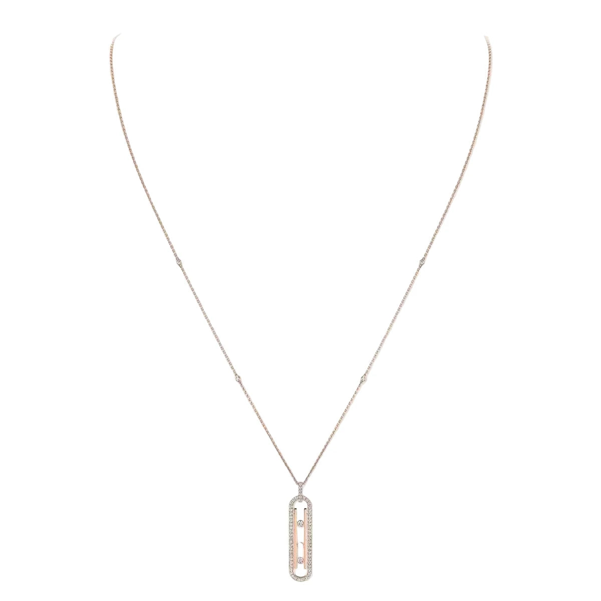 Move 10th diamond necklace