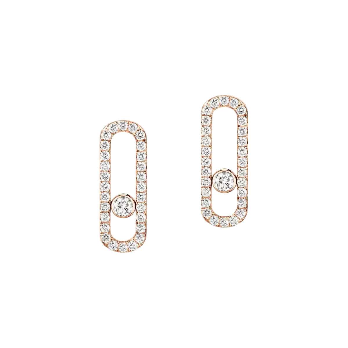 Move Uno Diamond Pavé Earrings