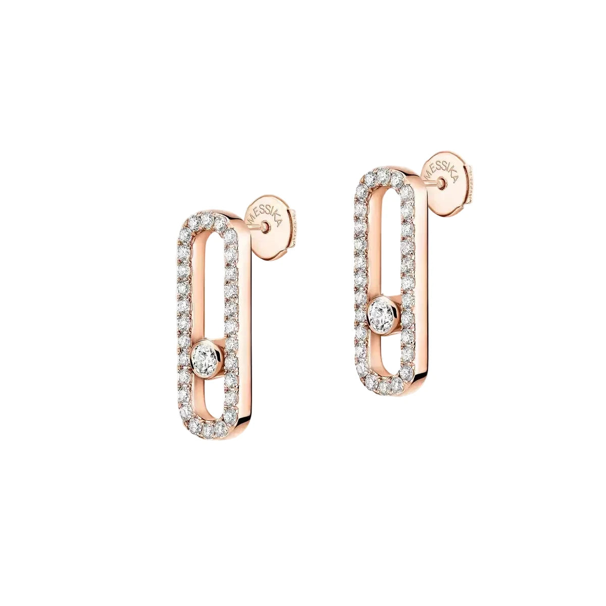 Move Uno Diamond Pavé Earrings