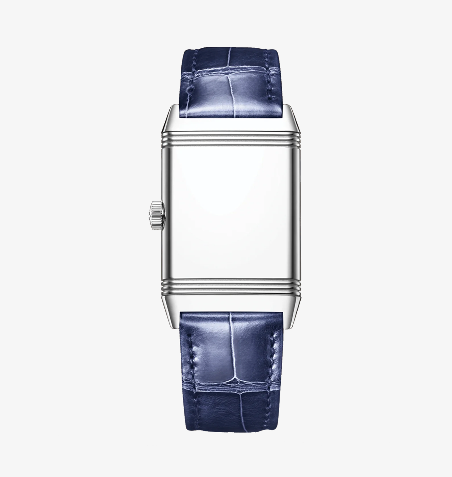 Jaeguer - Lecoultre - Reverso - Q3978480 - Leather - Manual winding - Full Steel - Blue Dial - 27mm - 2023