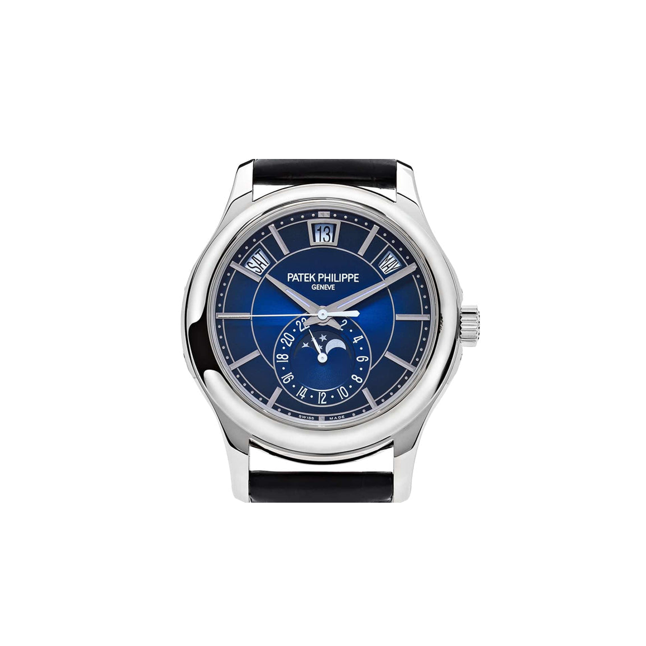 Patek Philippe - Complication - 5205G -Leather - White gold case - Blue dial - 40mm - 2025