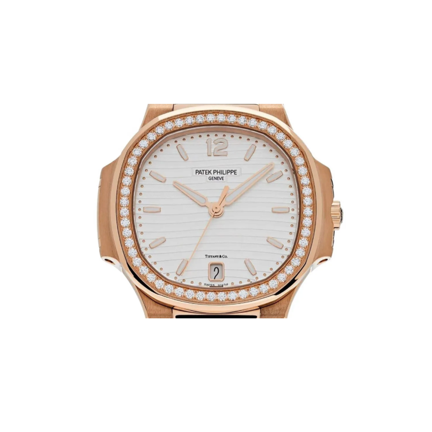 Patek Philippe-Nautilus - 7118/1200R - Full Rose gold / Diamond Bezel - 35.2mm - 2024