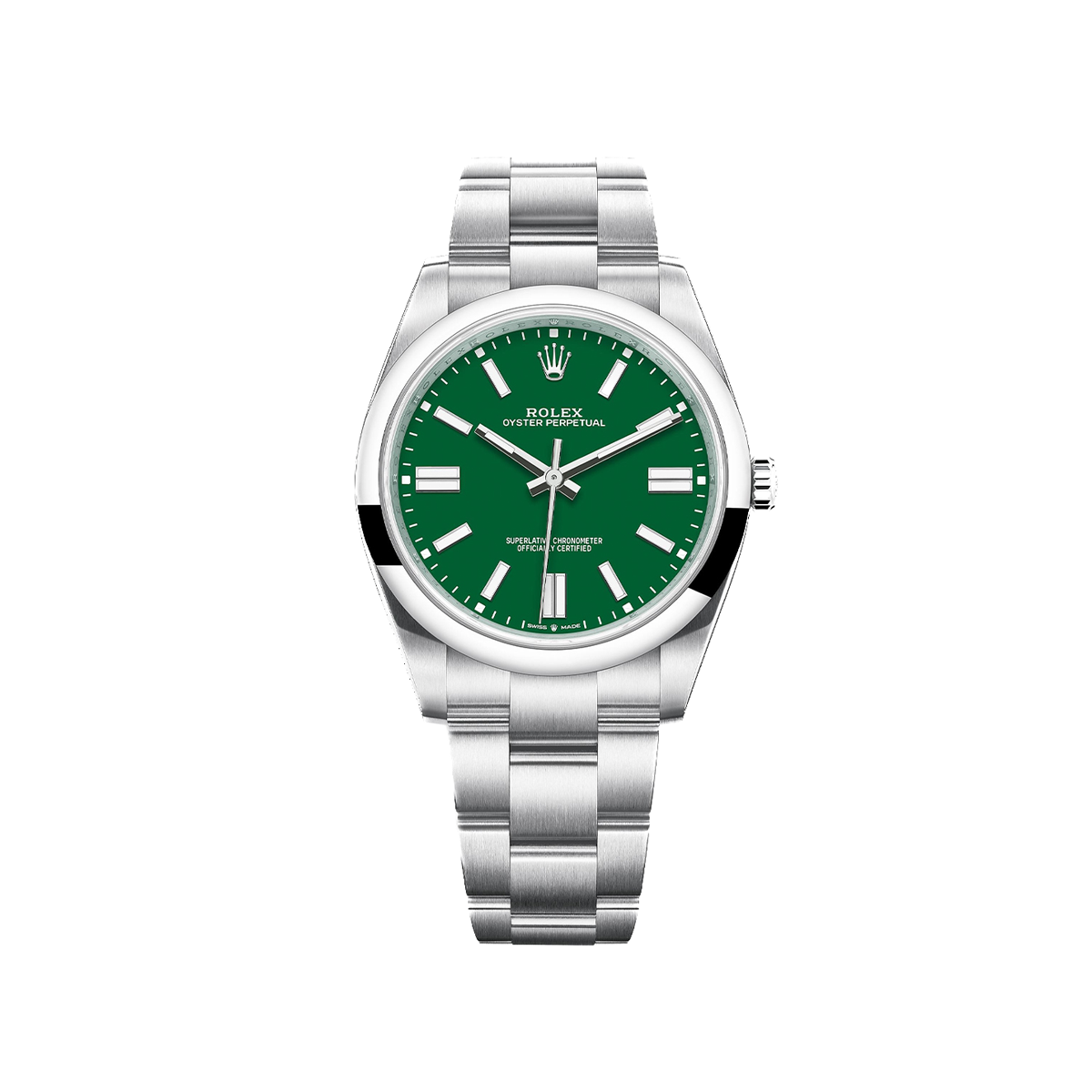 Rolex - Oyster Perpetual - 124300 - Stainless Steel - Green Dial - 41 mm - 2023