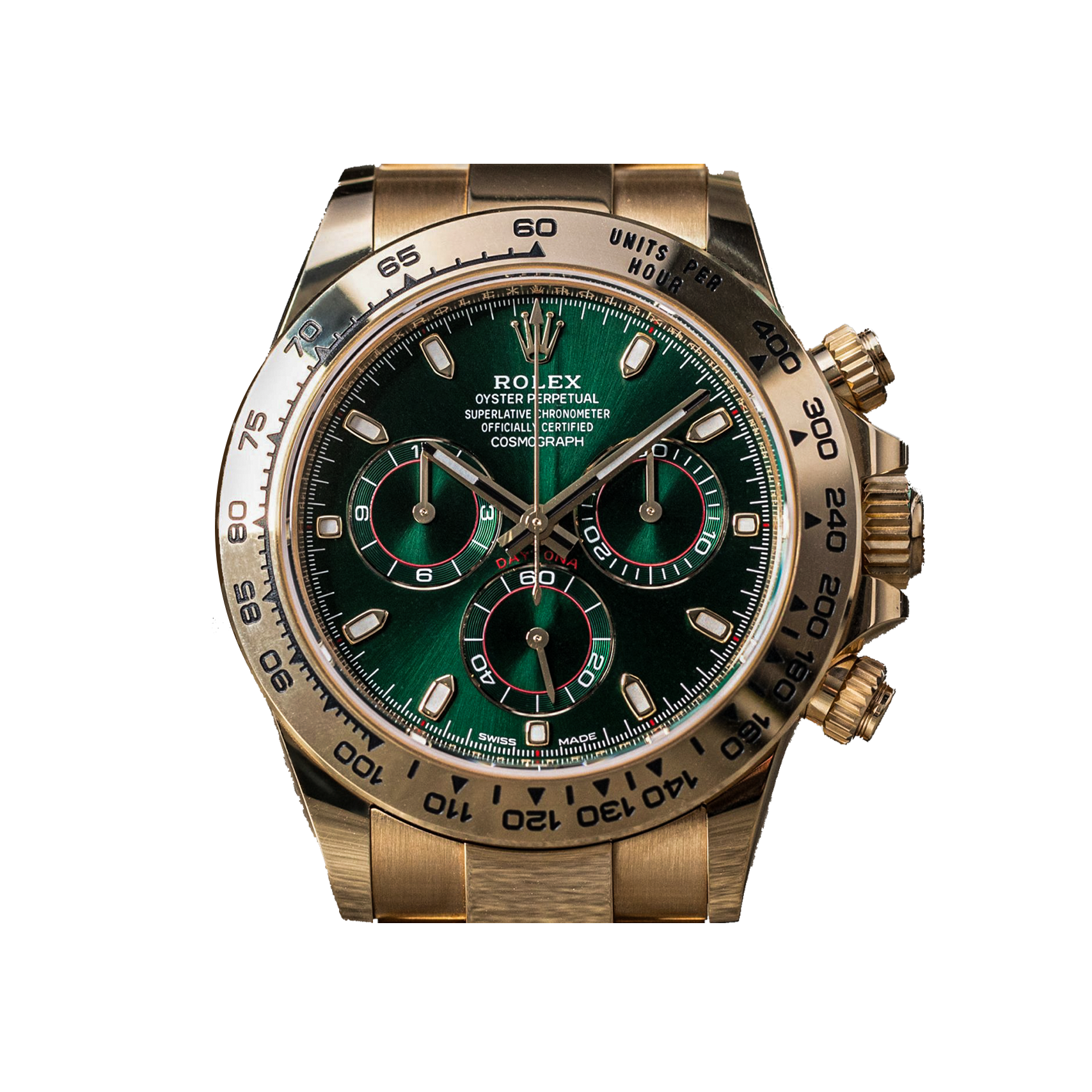 Rolex - Daytona - 116508 - Automatic - Green Dial - Full Gold - 40 mm - 2020