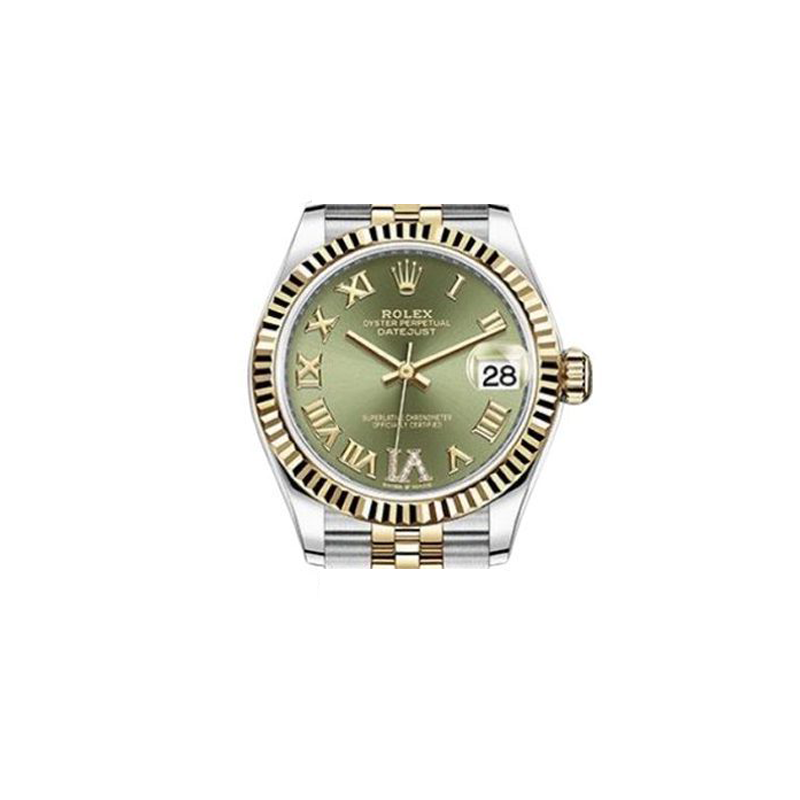 Rolex-Date Just- 278273 -Steel and gold case / Number 6 diamond dial - 31mm - 2025