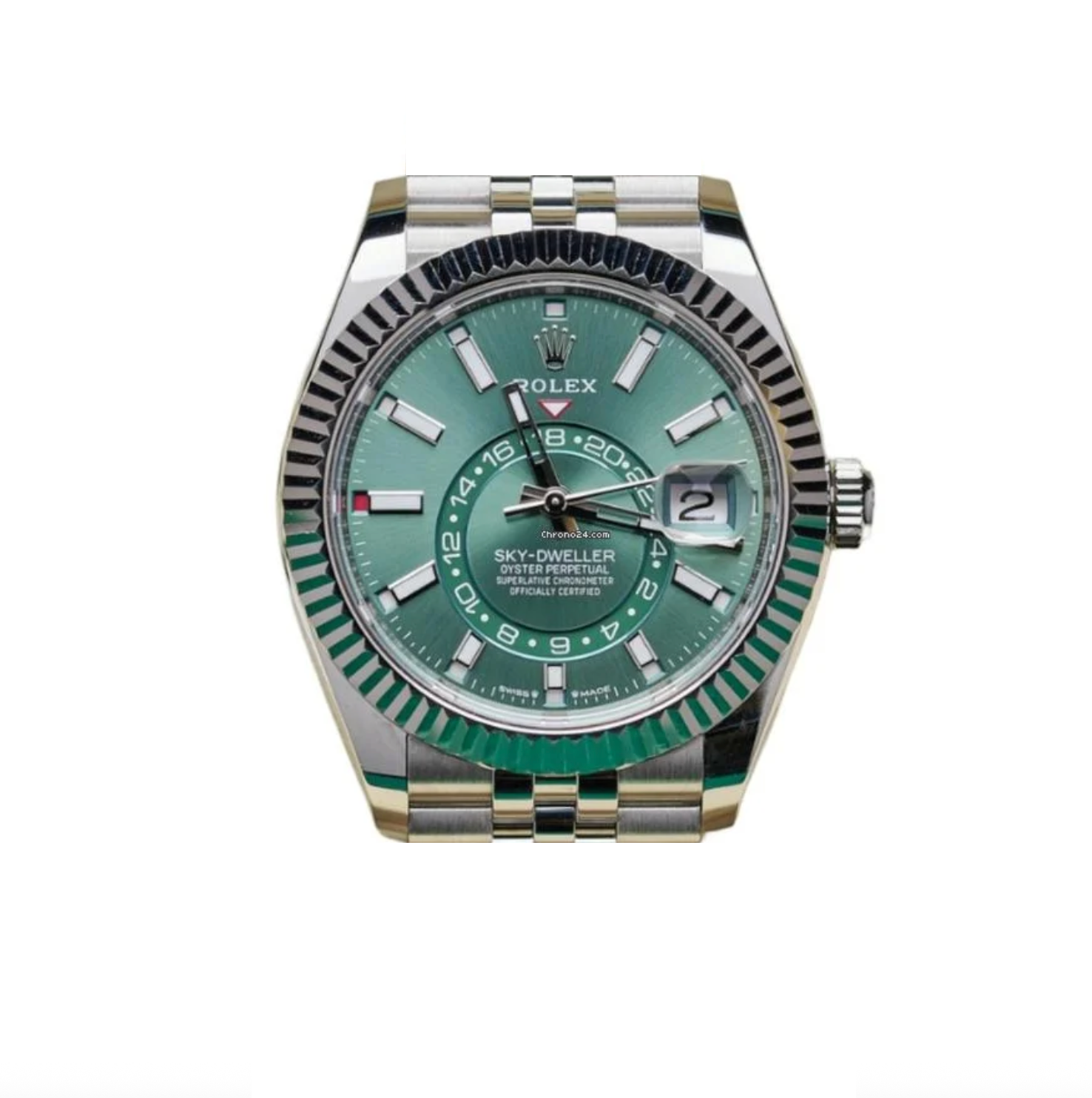 Rolex-Sky Dweller Green dial