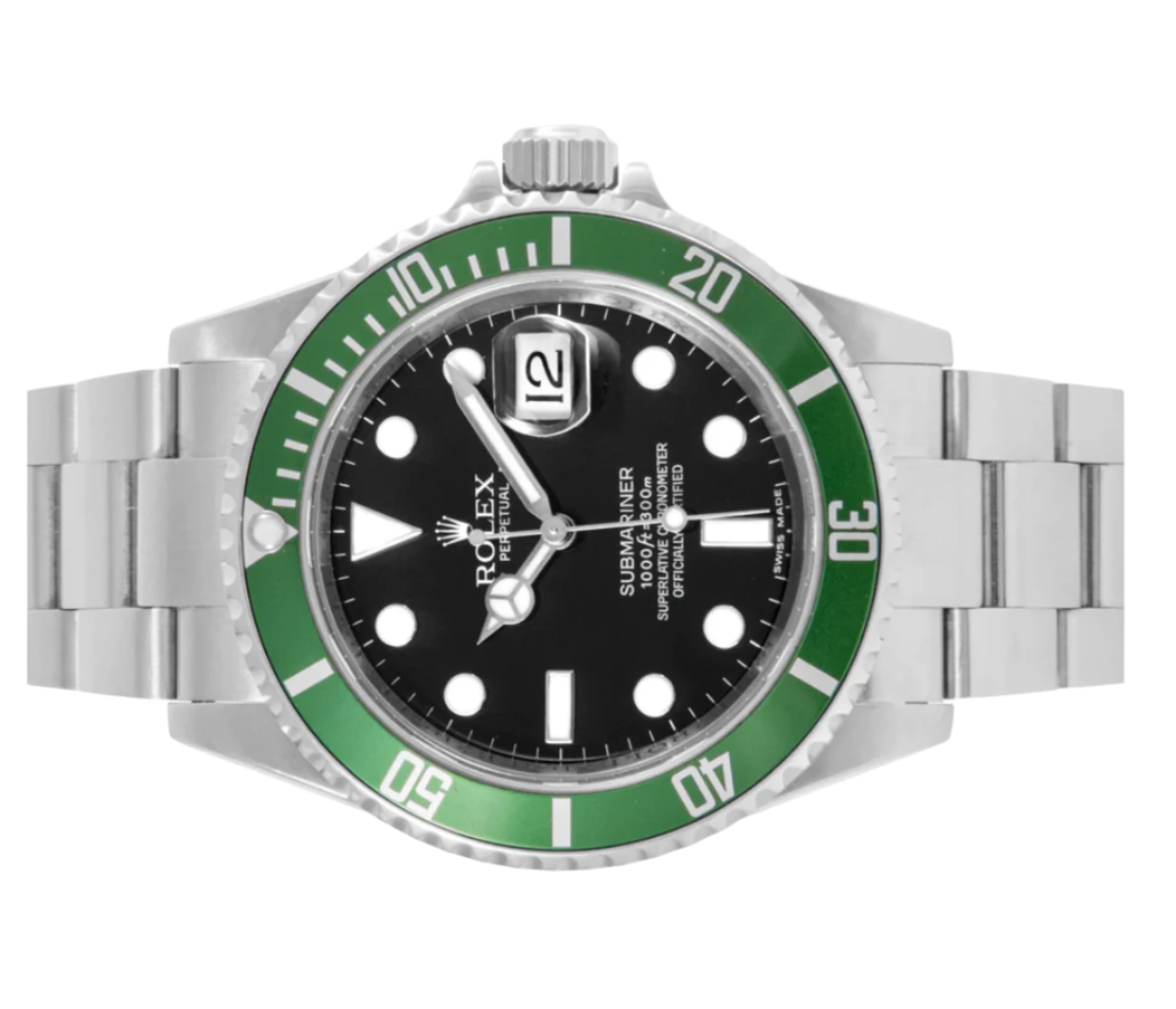 Rolex - Submariner - Date -"Kermit" 16610 - Steel - Black Dial- 40mm - 2008