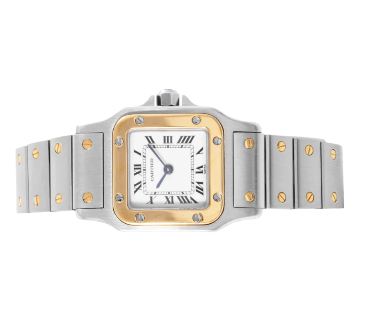 Cartier - Santos -  Gal bee - 1567  - Steel and Yellow Gold - Silver dial - 24mm - 1999