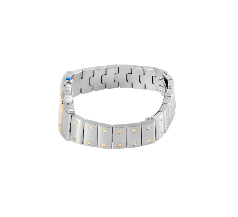 Cartier - Santos -  Gal bee - 1567  - Steel and Yellow Gold - Silver dial - 24mm - 1999