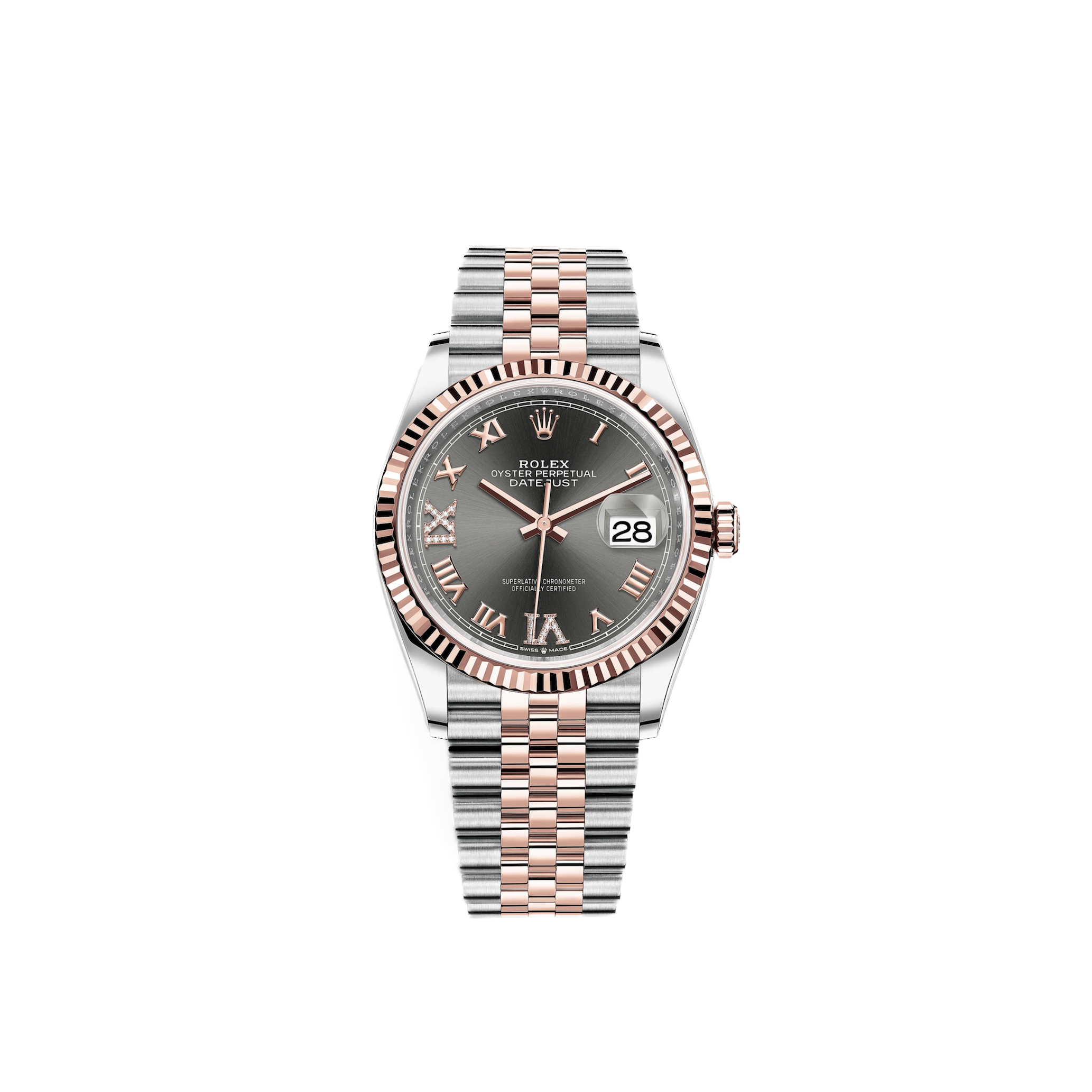 Rolex-Date Just - Rose gold case