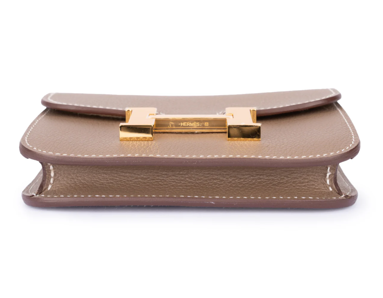 HERMES - Constance Slim Wallet - Small Size -Colour Etoupe - 2023