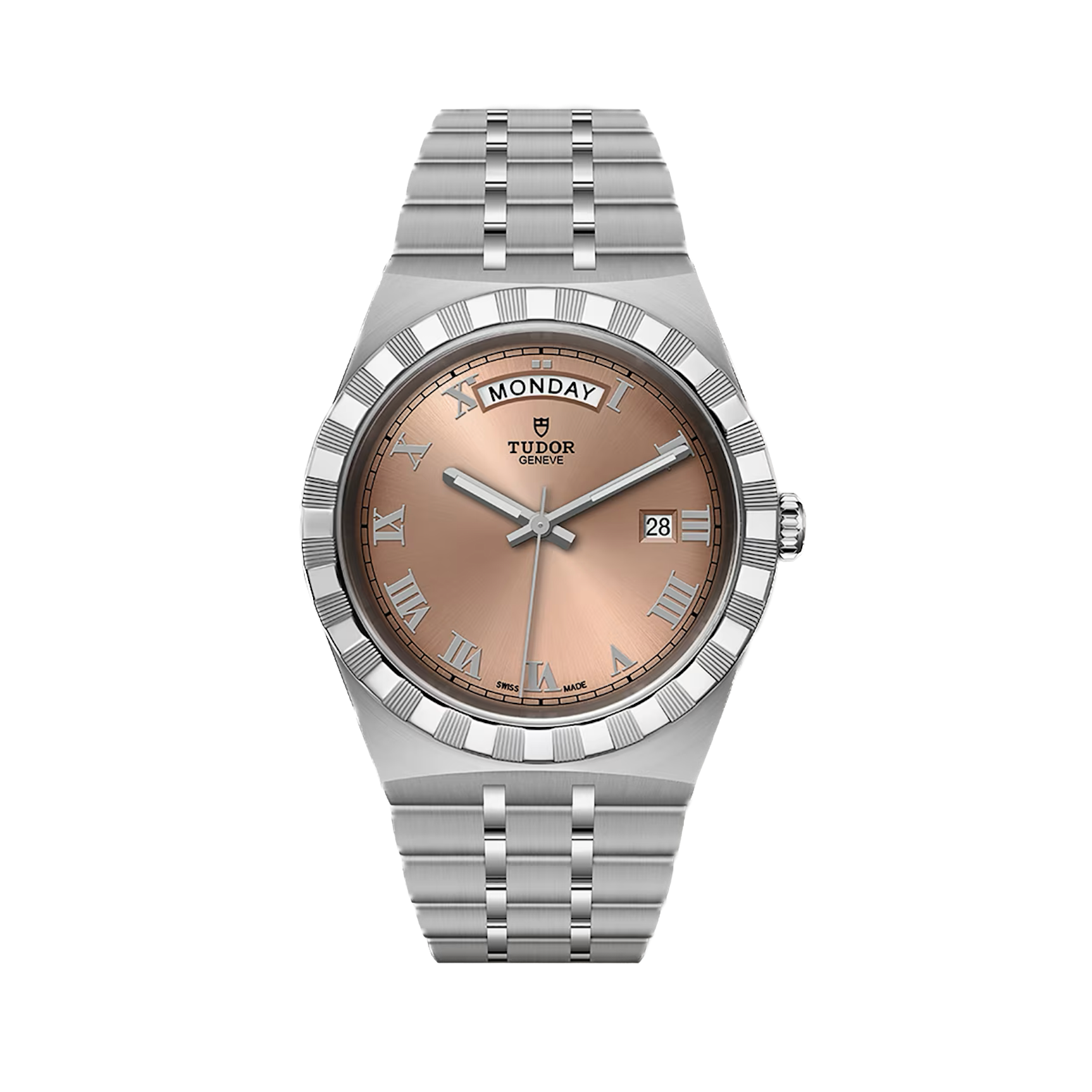 Tudor Royal - Salmon - 28500 - Full Stainless Steel - 38 mm - 2024