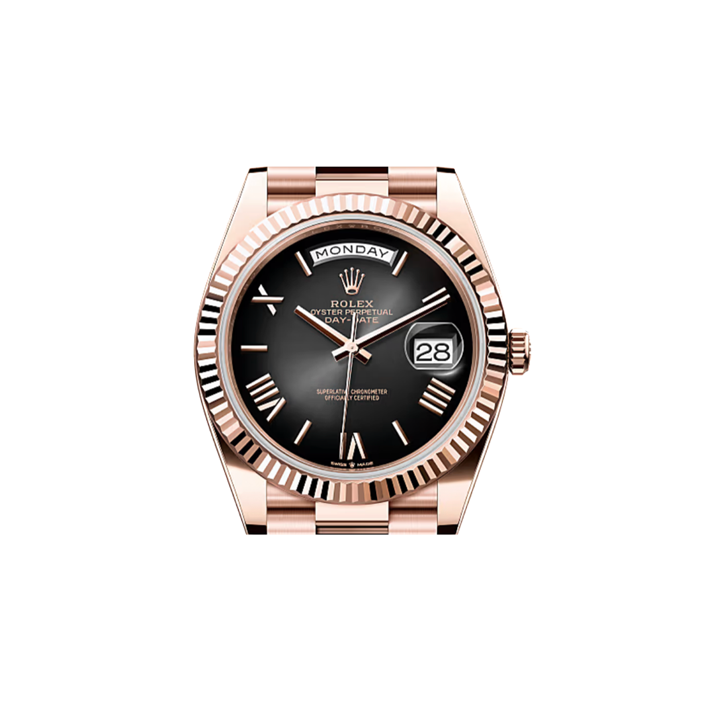 Rolex - Day Date - 228238 - Full Gold case / Black onyx Baguette Dial - 40mm - 2024