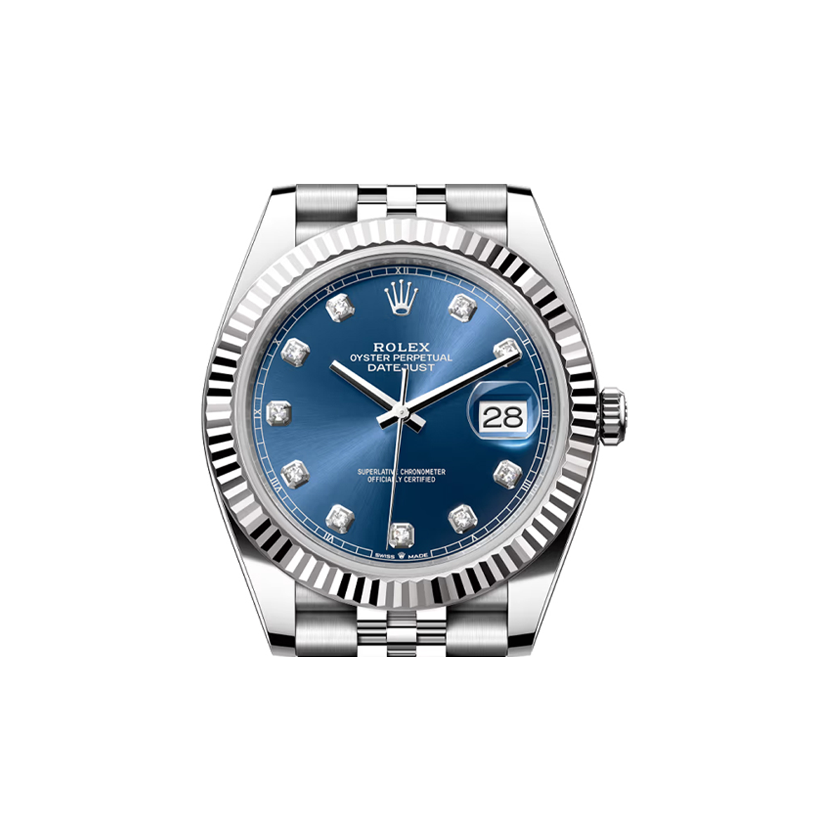 Rolex - Date Just 10 Stone Diamond Dial