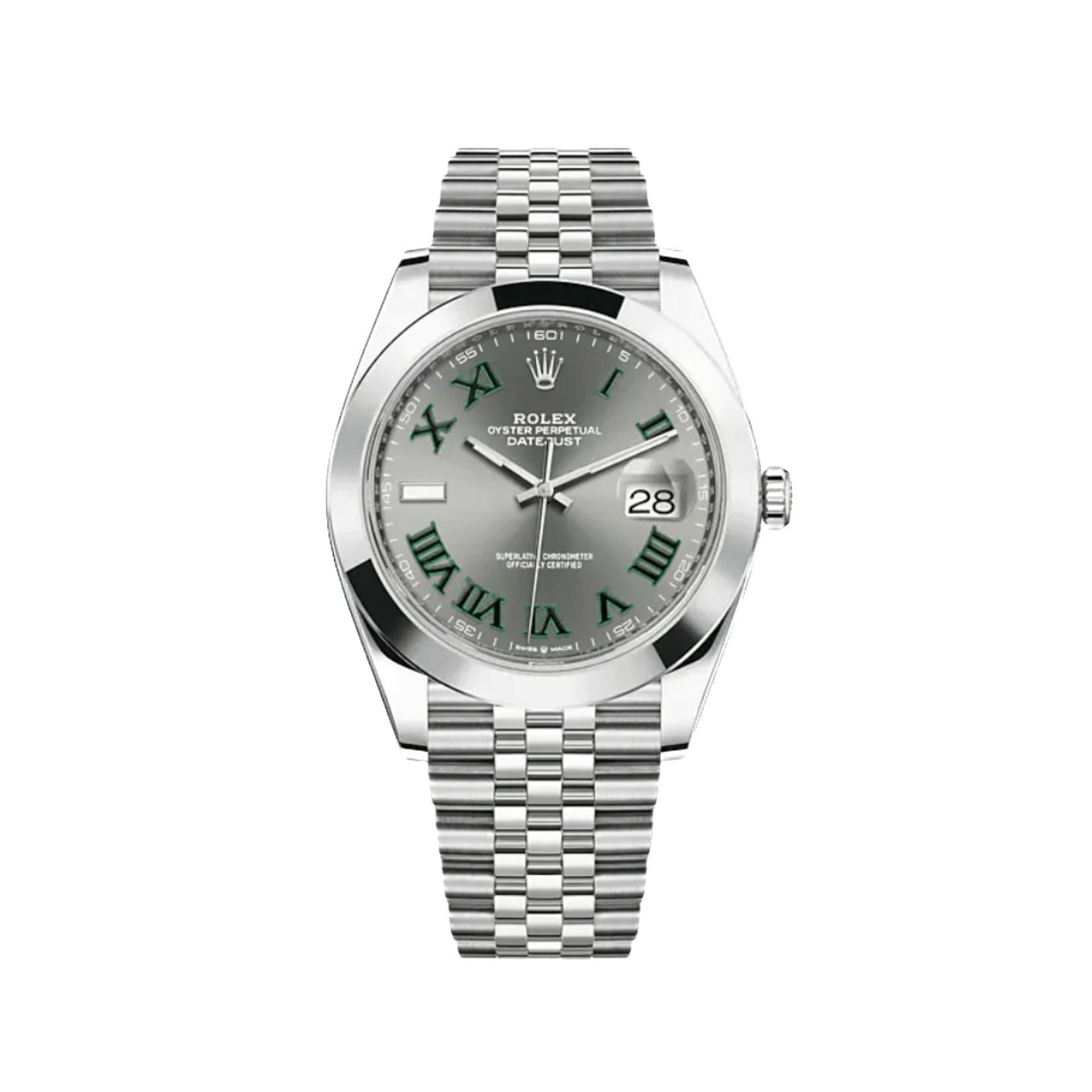 Rolex - Date Just - 126300 - Wimbledon - Stainless Steel - 41mm - 2025